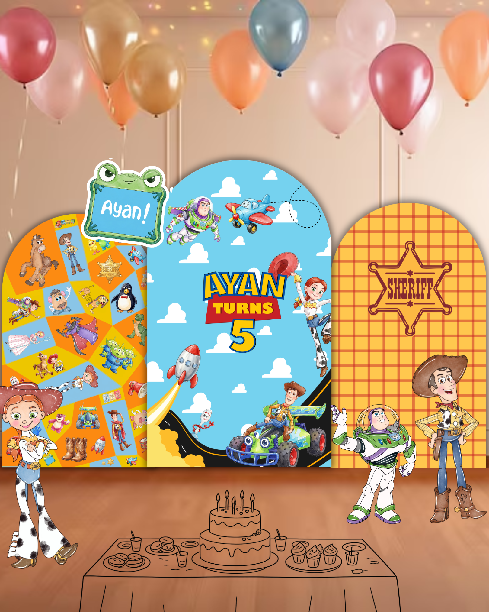 Toy Story Theme Shape Cutouts — view 2 | Molly Moo