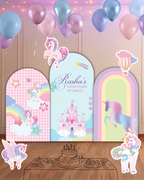 Unicorn Theme Shape Cutouts — view 2 | Molly Moo