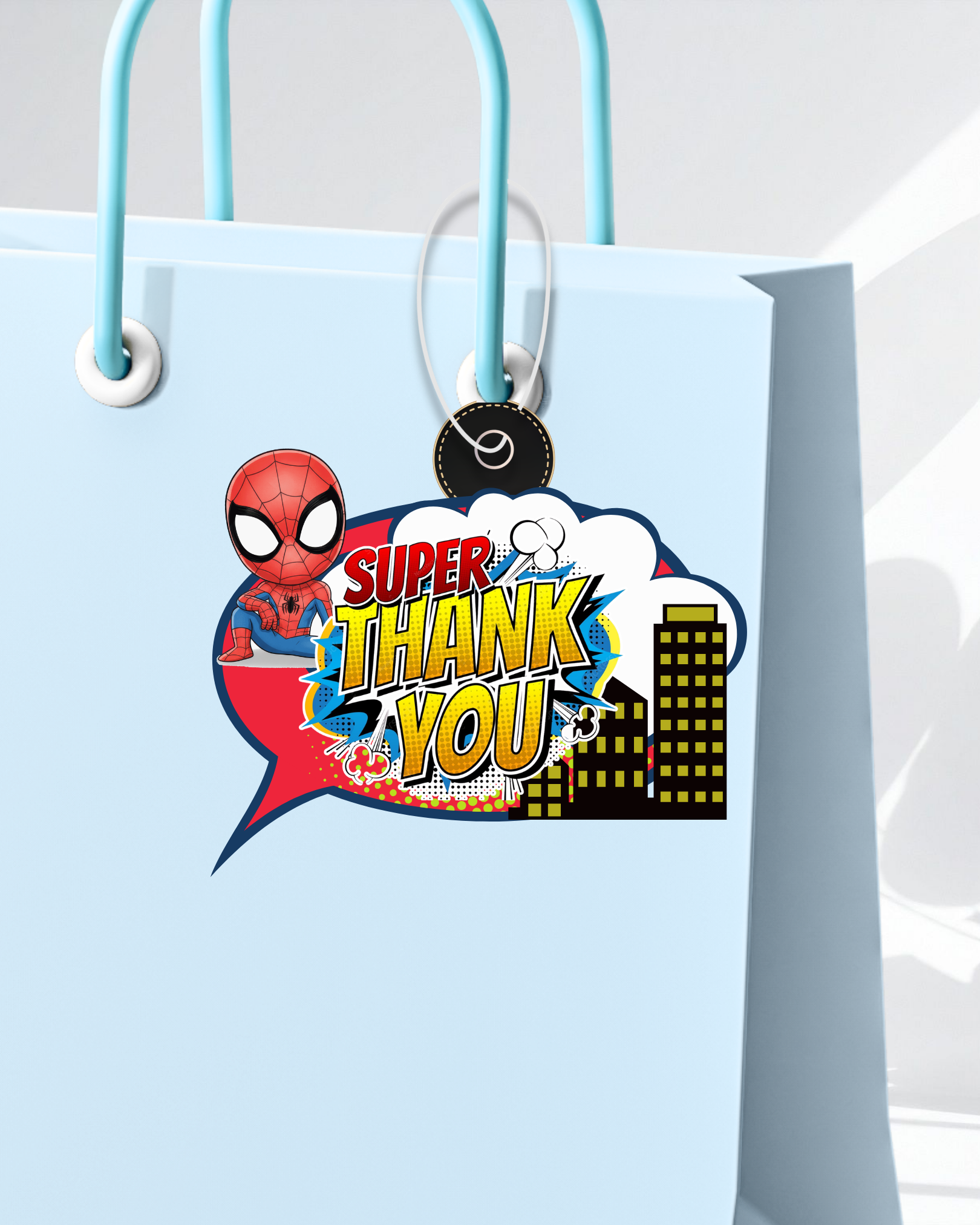 Superhero Thank You Tags | Molly Moo