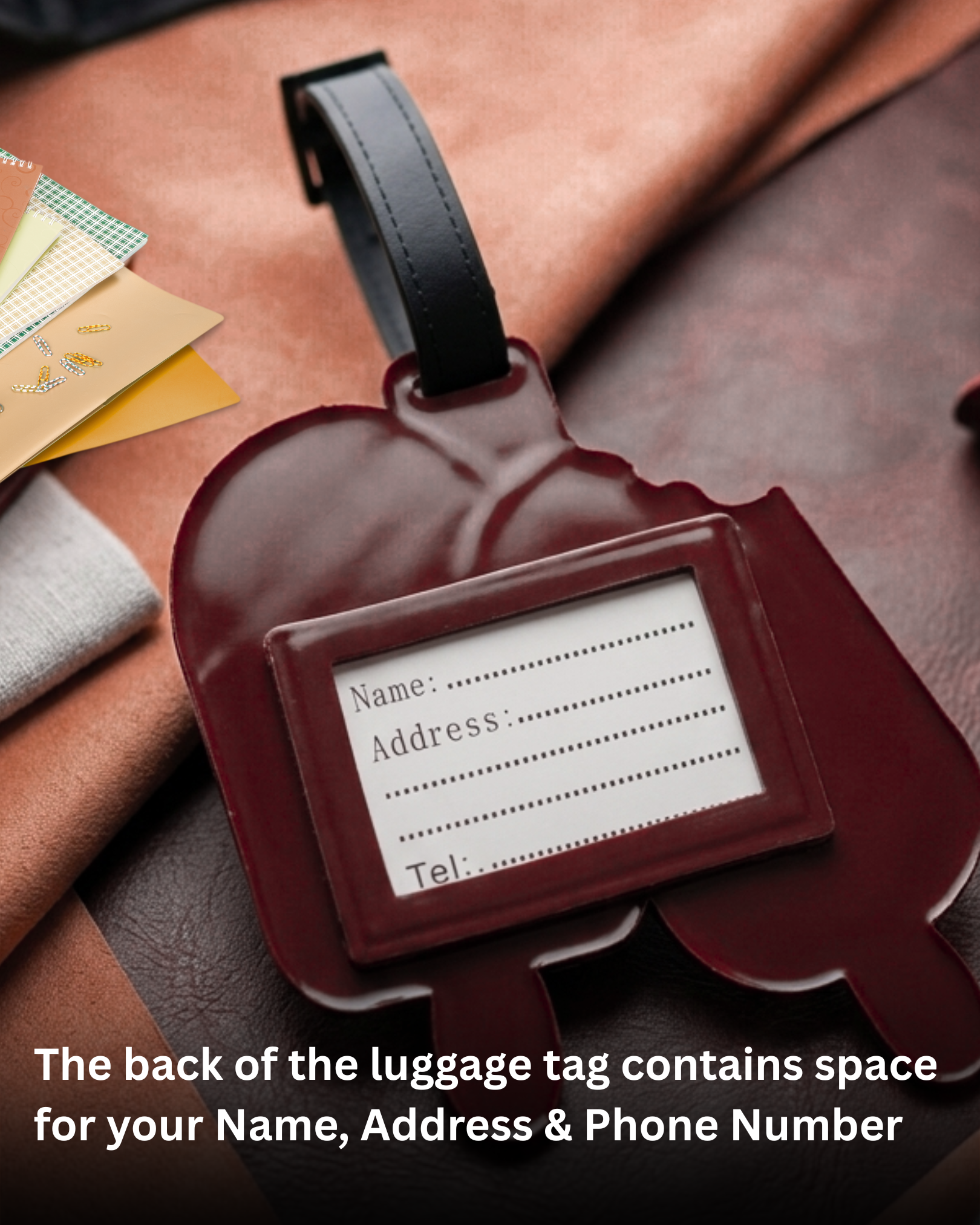 Luggage Tag — view 2 | Molly Moo