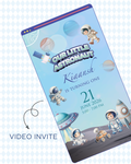 Space Astros Video Invite
