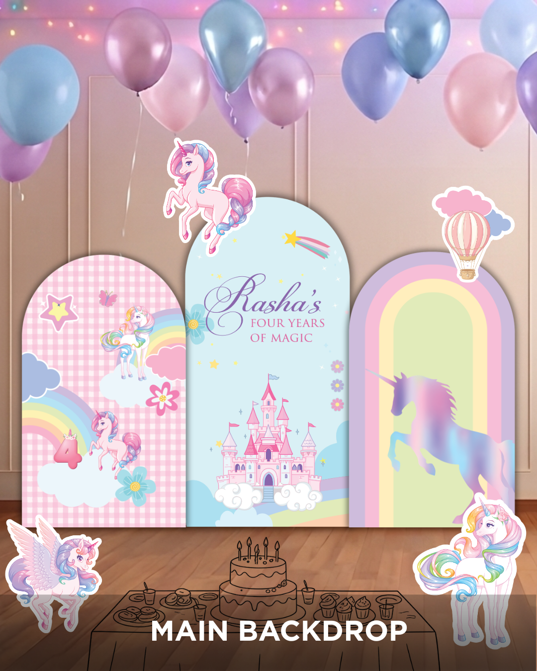Unicorn Party Bundle — view 2 | Molly Moo
