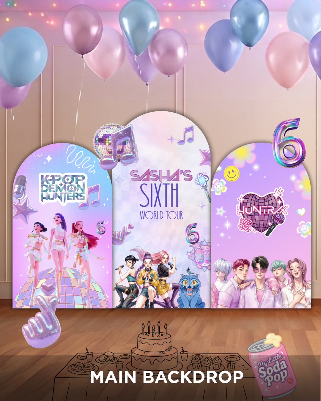 K-POP Demon Hunters Party Bundle — view 2 | Molly Moo