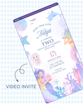 Mermaid Video Invite