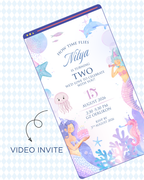 Mermaid Video Invite