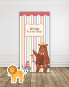 Party Animals Main Backdrop — view 2 | Molly Moo