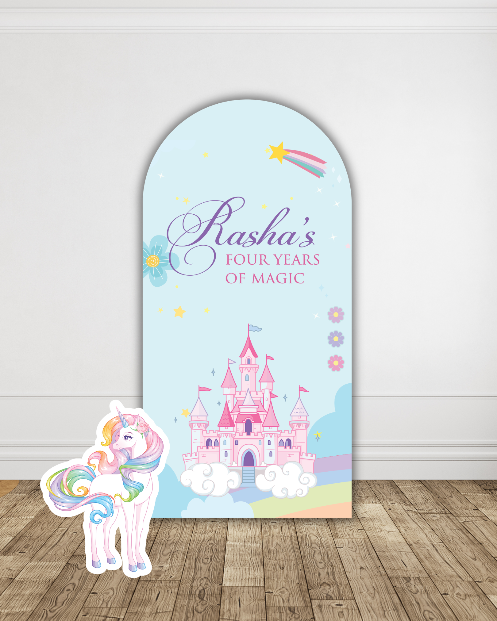 Unicorn Main Backdrop — view 2 | Molly Moo