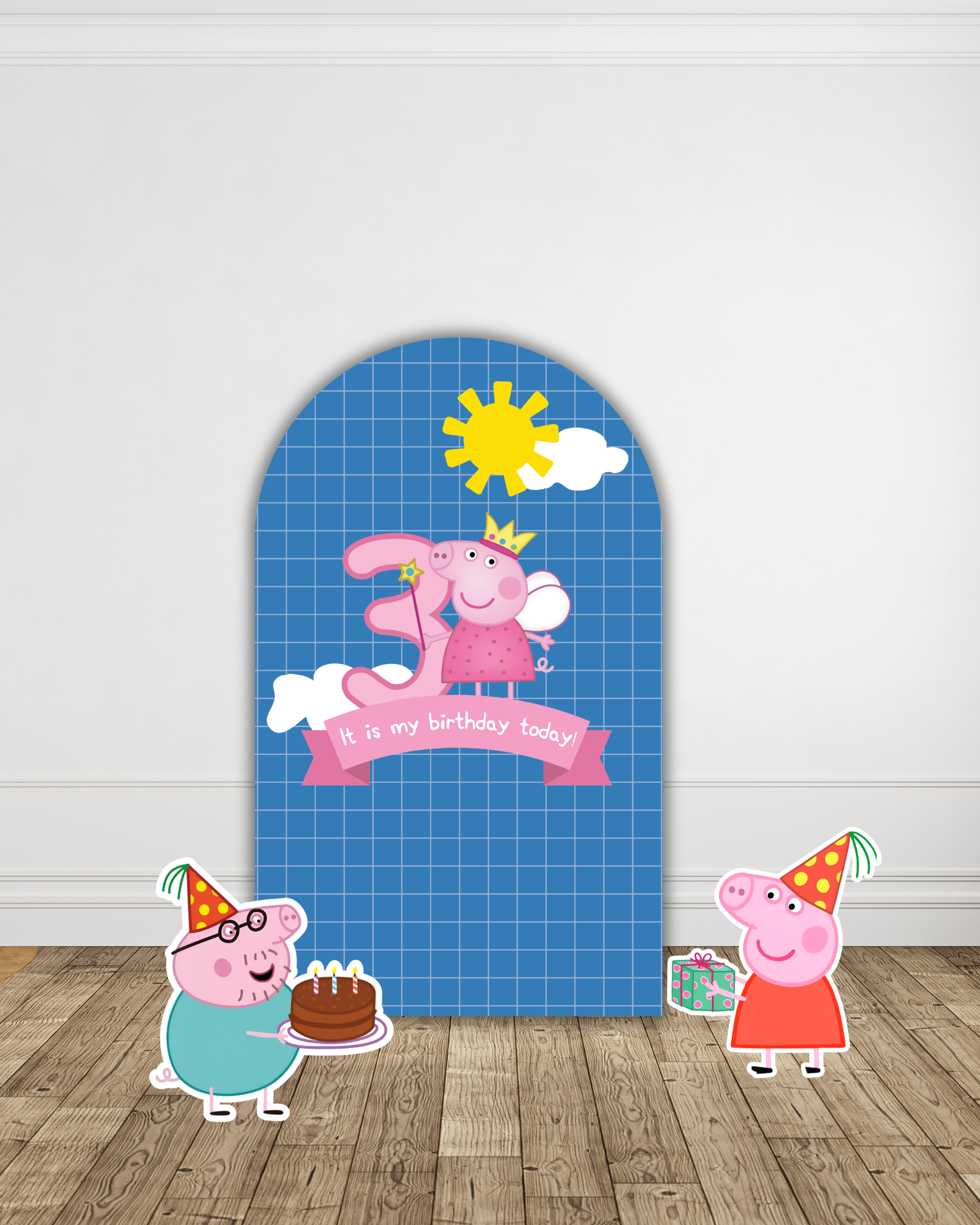 Peppa Pig Main Backdrop — view 3 | Molly Moo