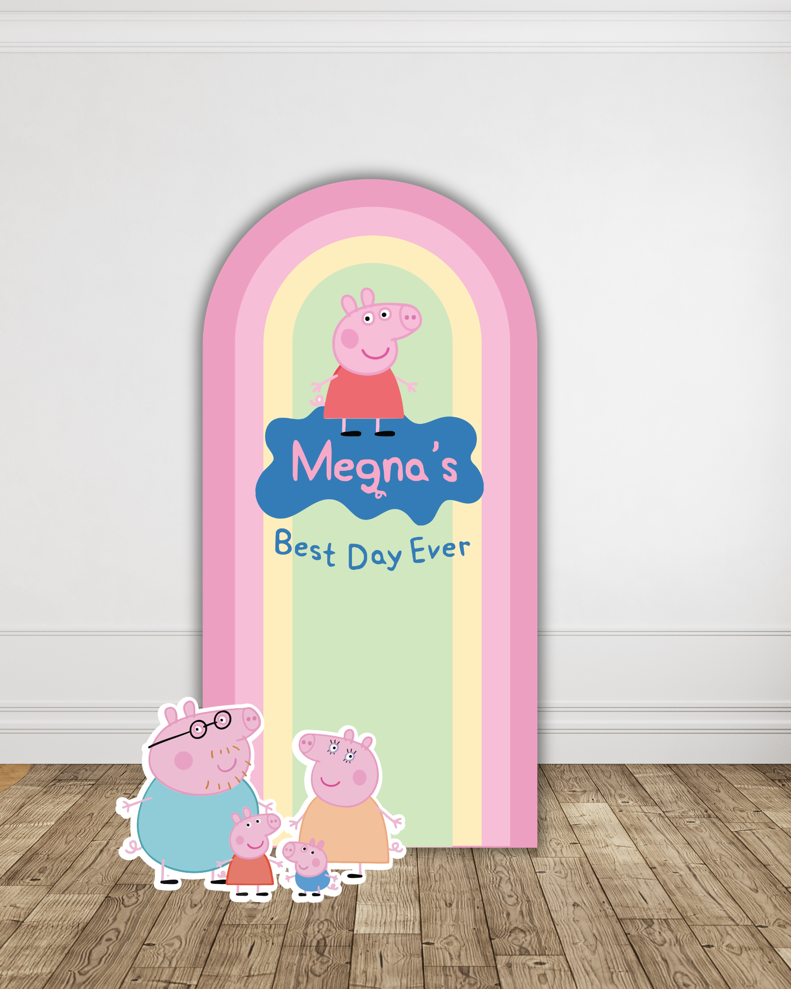 Peppa Pig Name Arch | Molly Moo