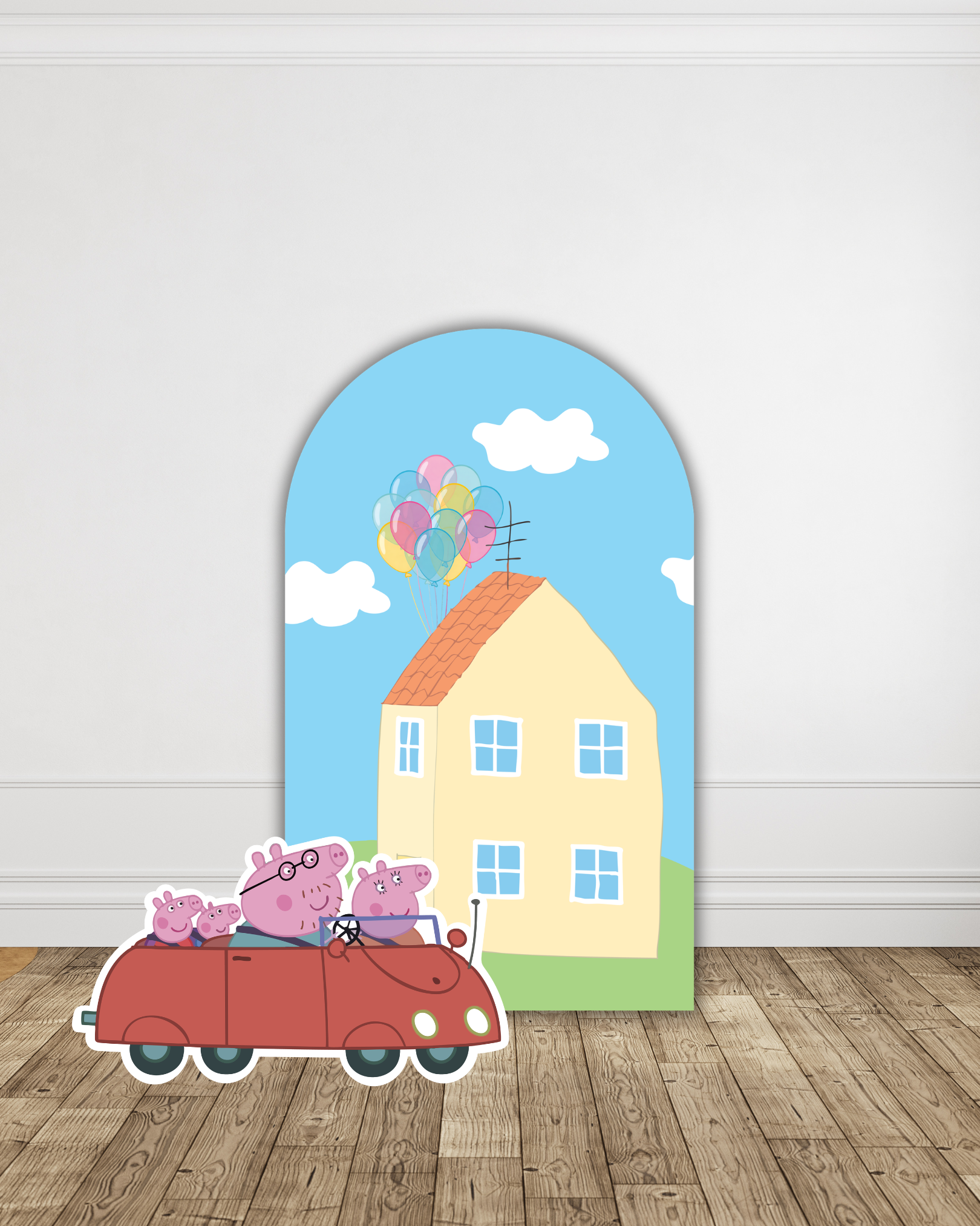 Peppa Pig Main Backdrop — view 4 | Molly Moo