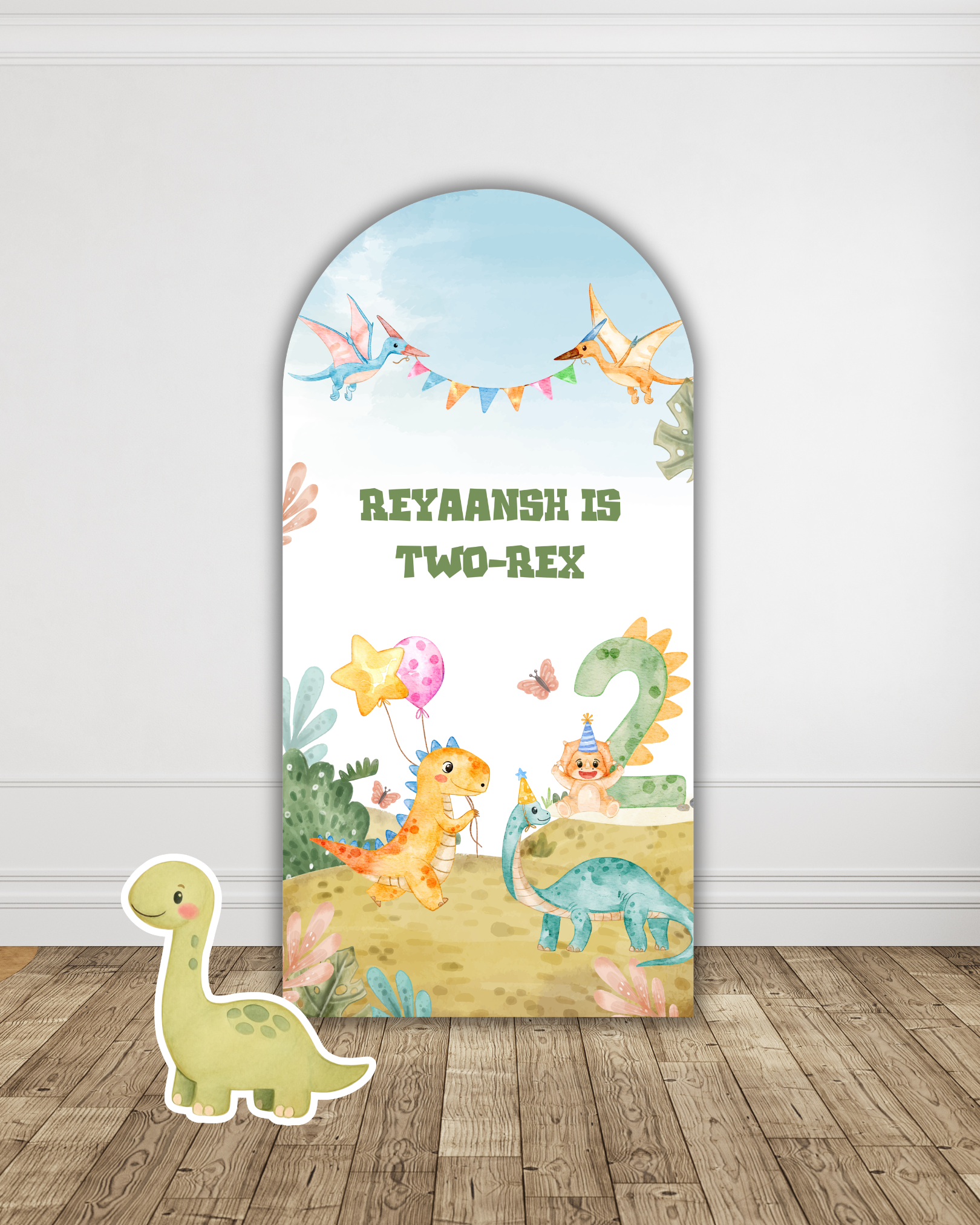 Dinoland Main Backdrop — view 2 | Molly Moo