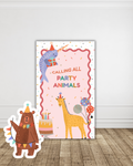 Party Animals Main Backdrop — view 3 | Molly Moo