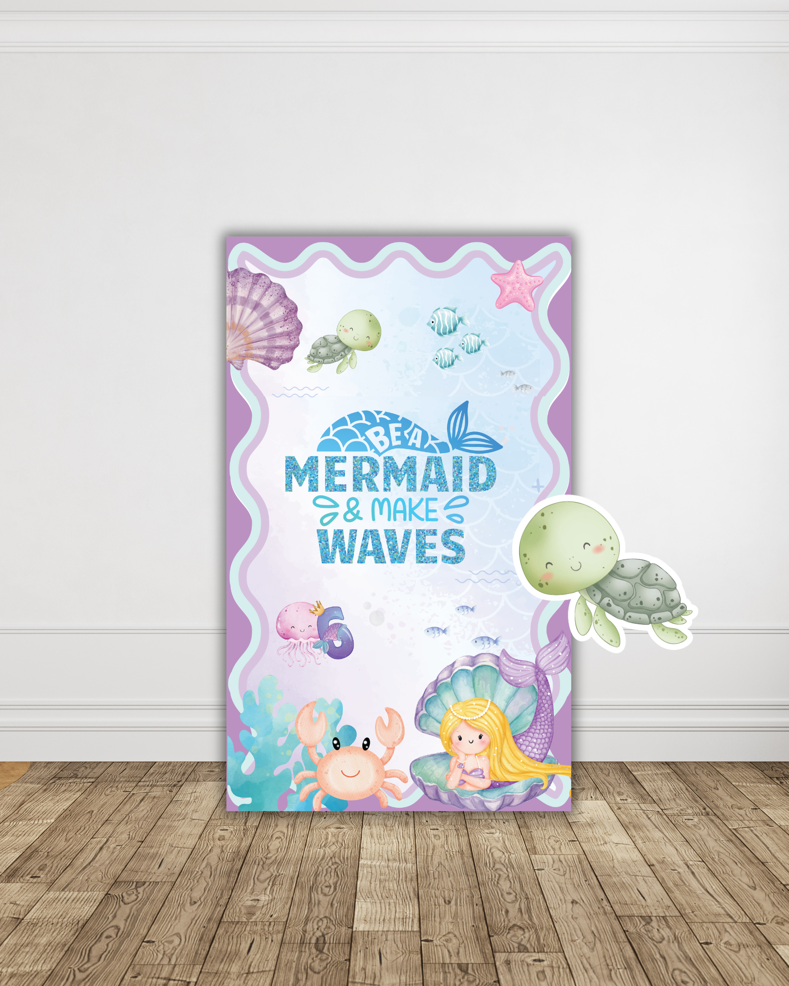 Mermaid Main Backdrop — view 3 | Molly Moo