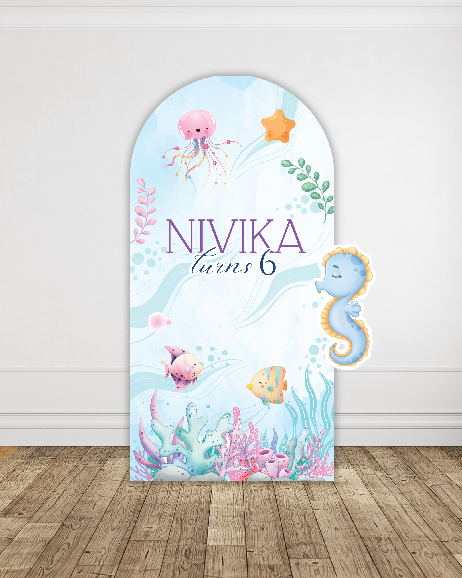 Mermaid Main Backdrop — view 2 | Molly Moo