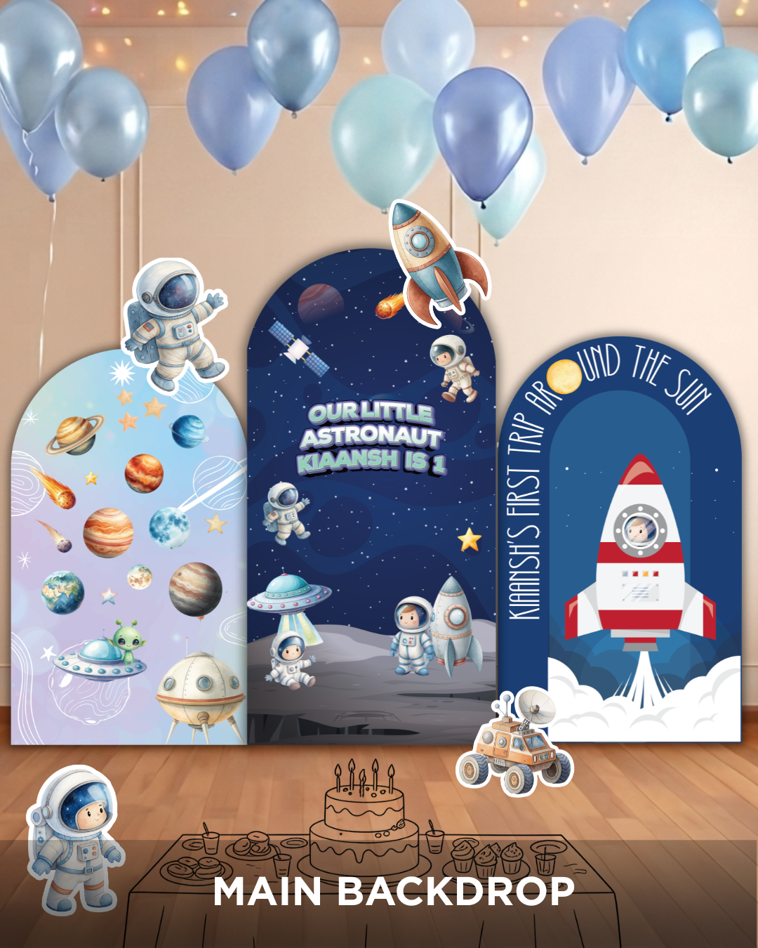 Space Astros Party Bundle — view 2 | Molly Moo