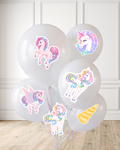 Unicorn Balloon Stickers | Molly Moo