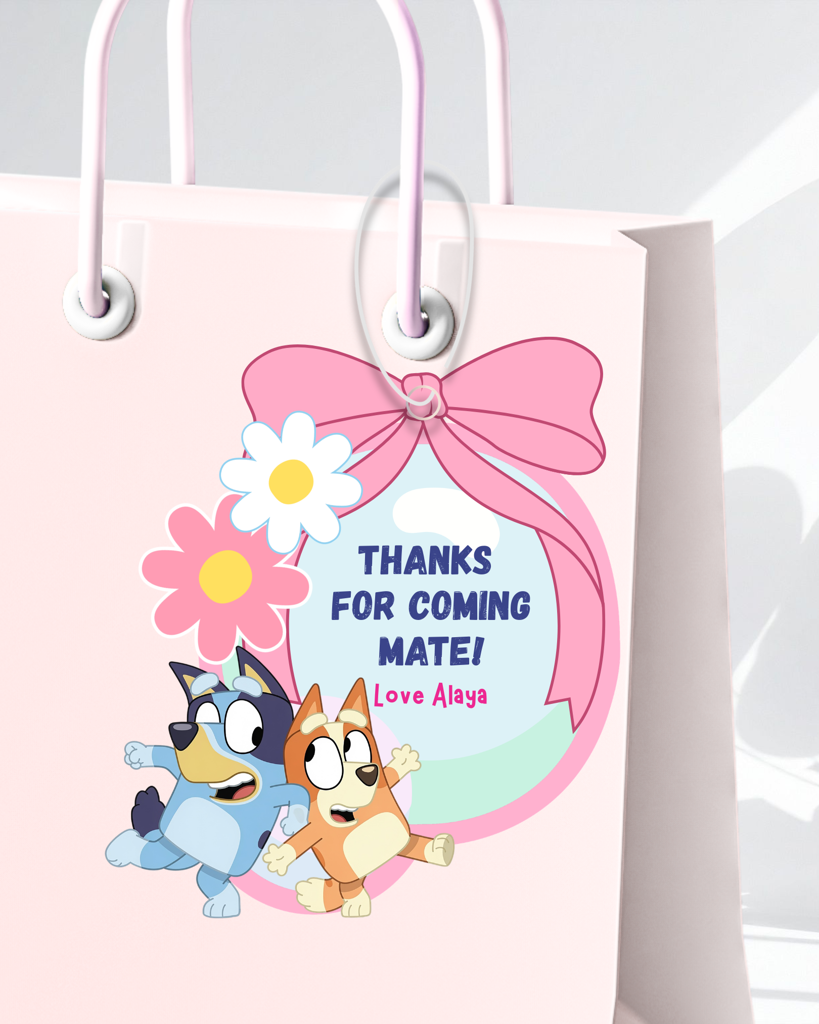 Bluey Thank You Tags | Molly Moo