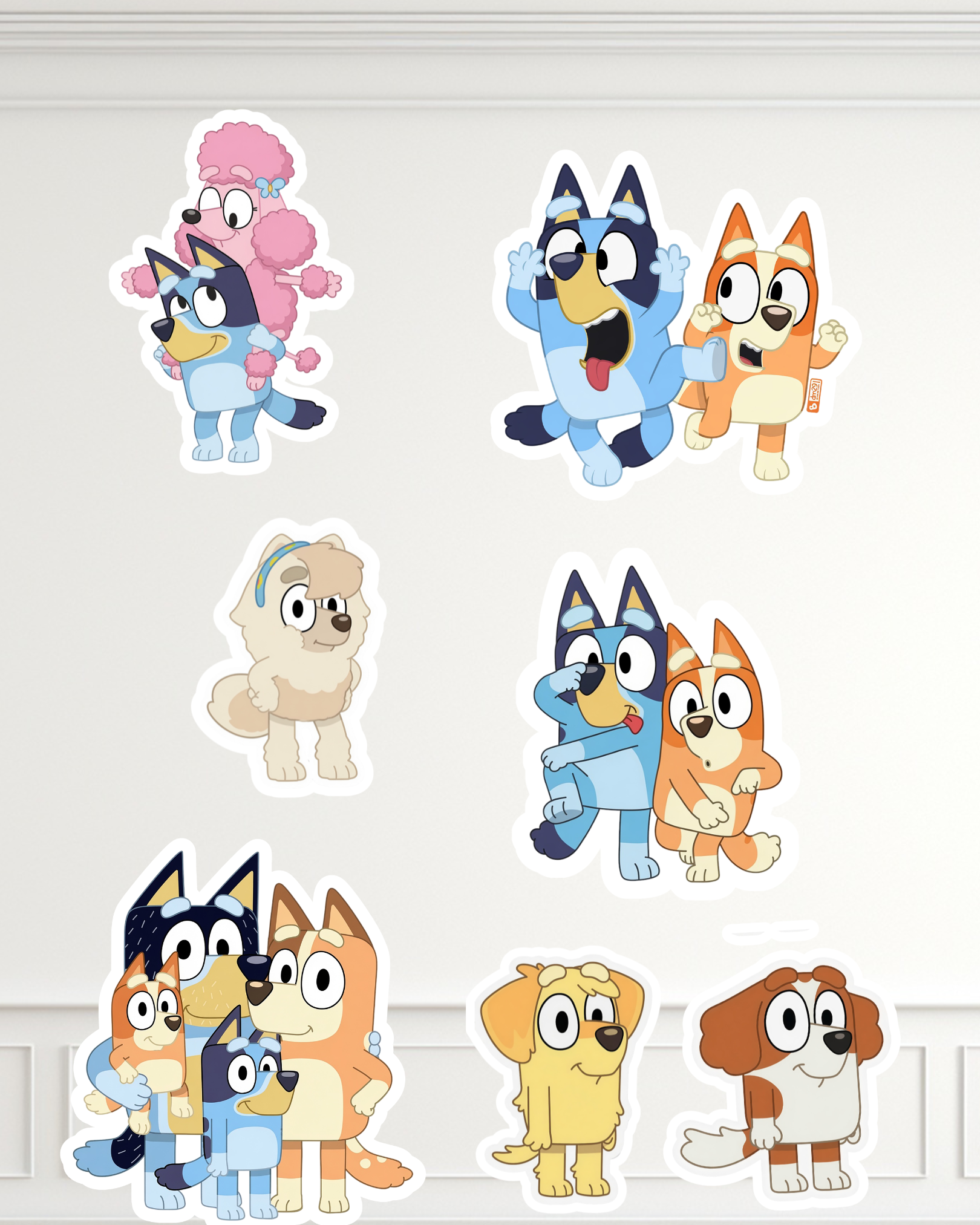 Bluey Decor Cutouts | Molly Moo
