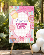 Candyland Welcome Board | Molly Moo