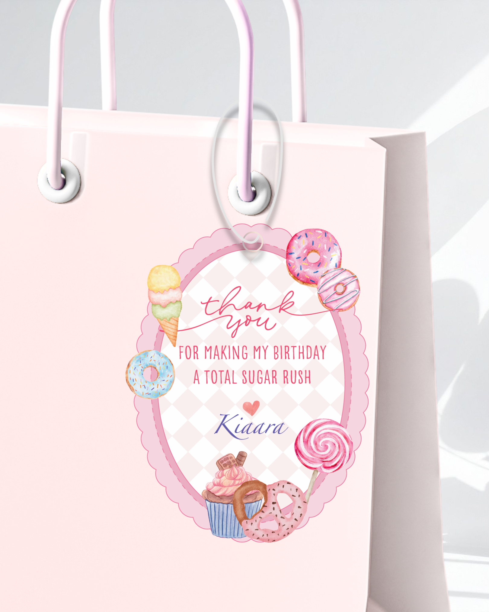 Candyland Thank You Tags | Molly Moo