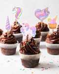 Unicorn Cupcake Toppers | Molly Moo