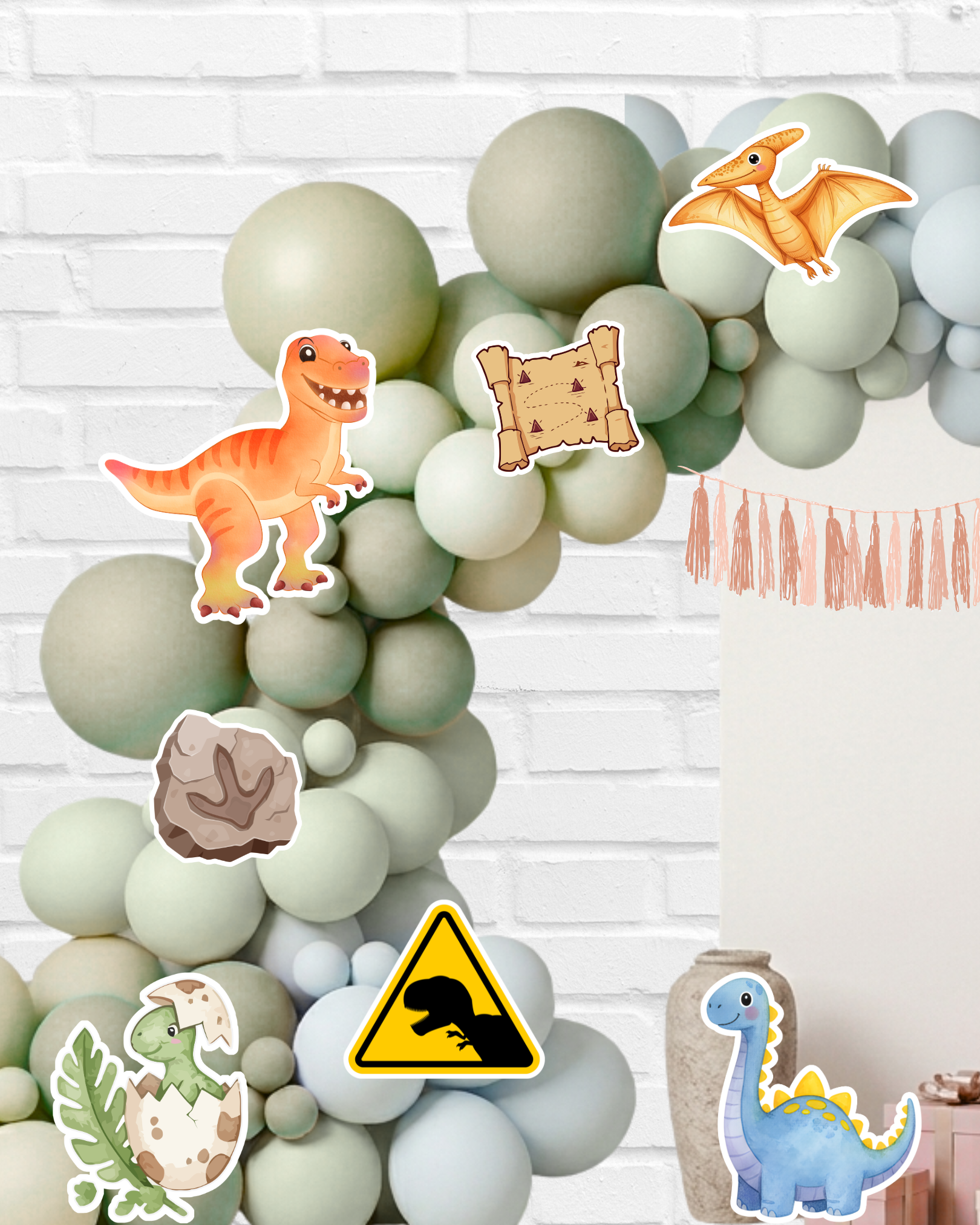 Dinoland Decor Cutouts — view 2 | Molly Moo
