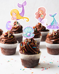 Mermaid Cupcake Toppers | Molly Moo
