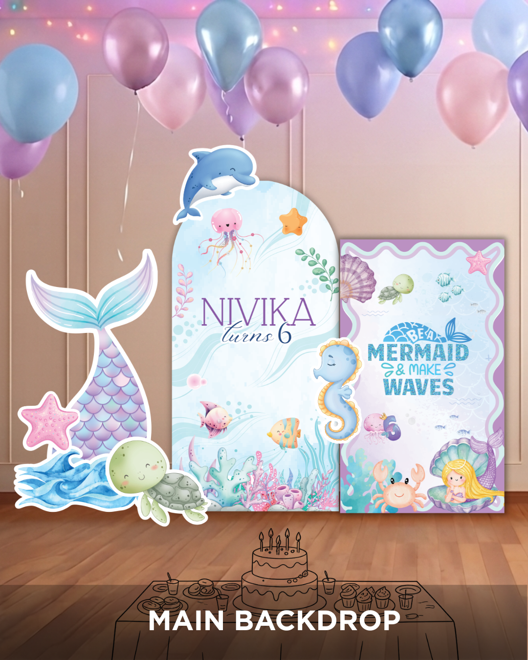 Mermaid Party Bundle — view 2 | Molly Moo
