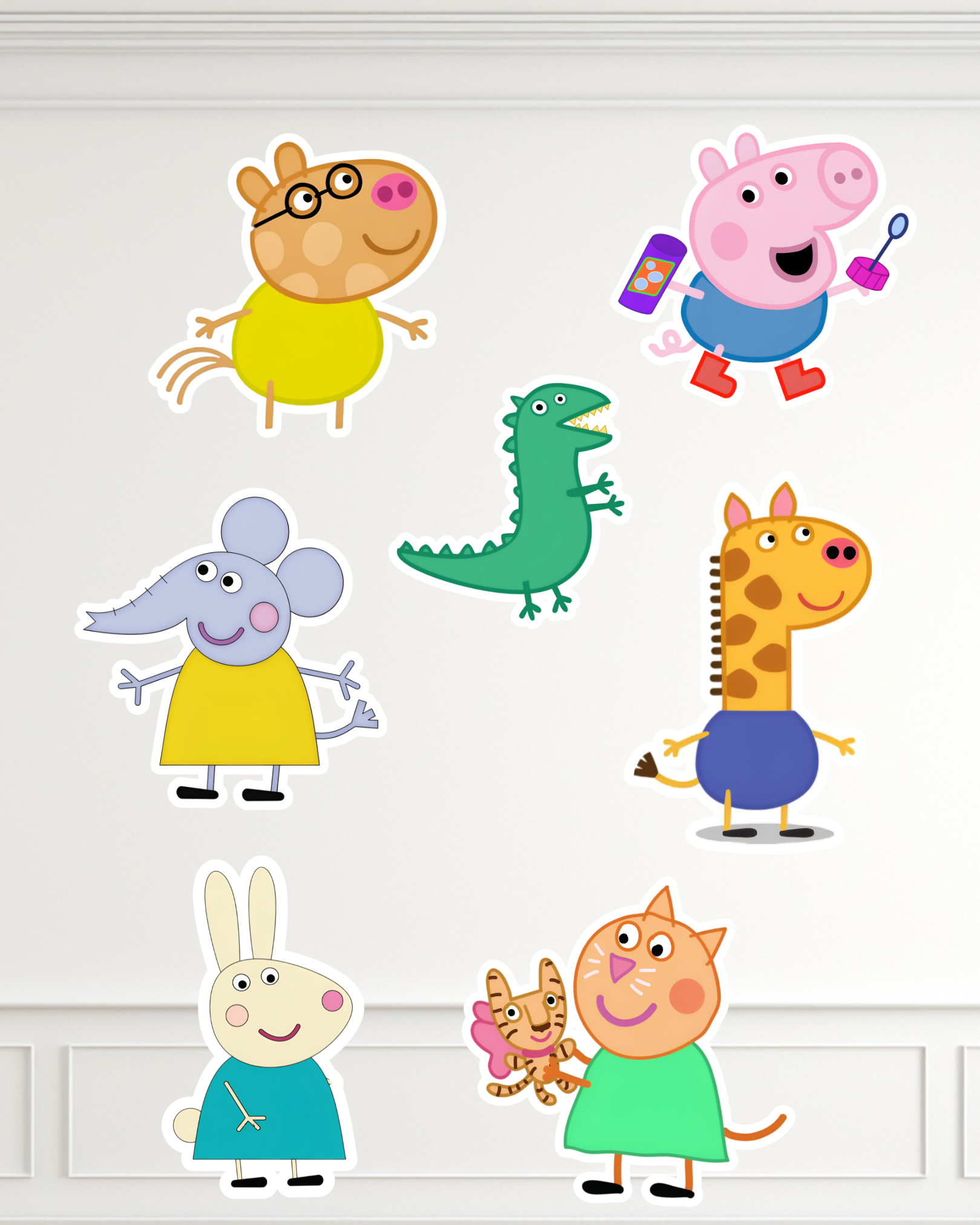 Peppa Pig Decor Cutouts | Molly Moo