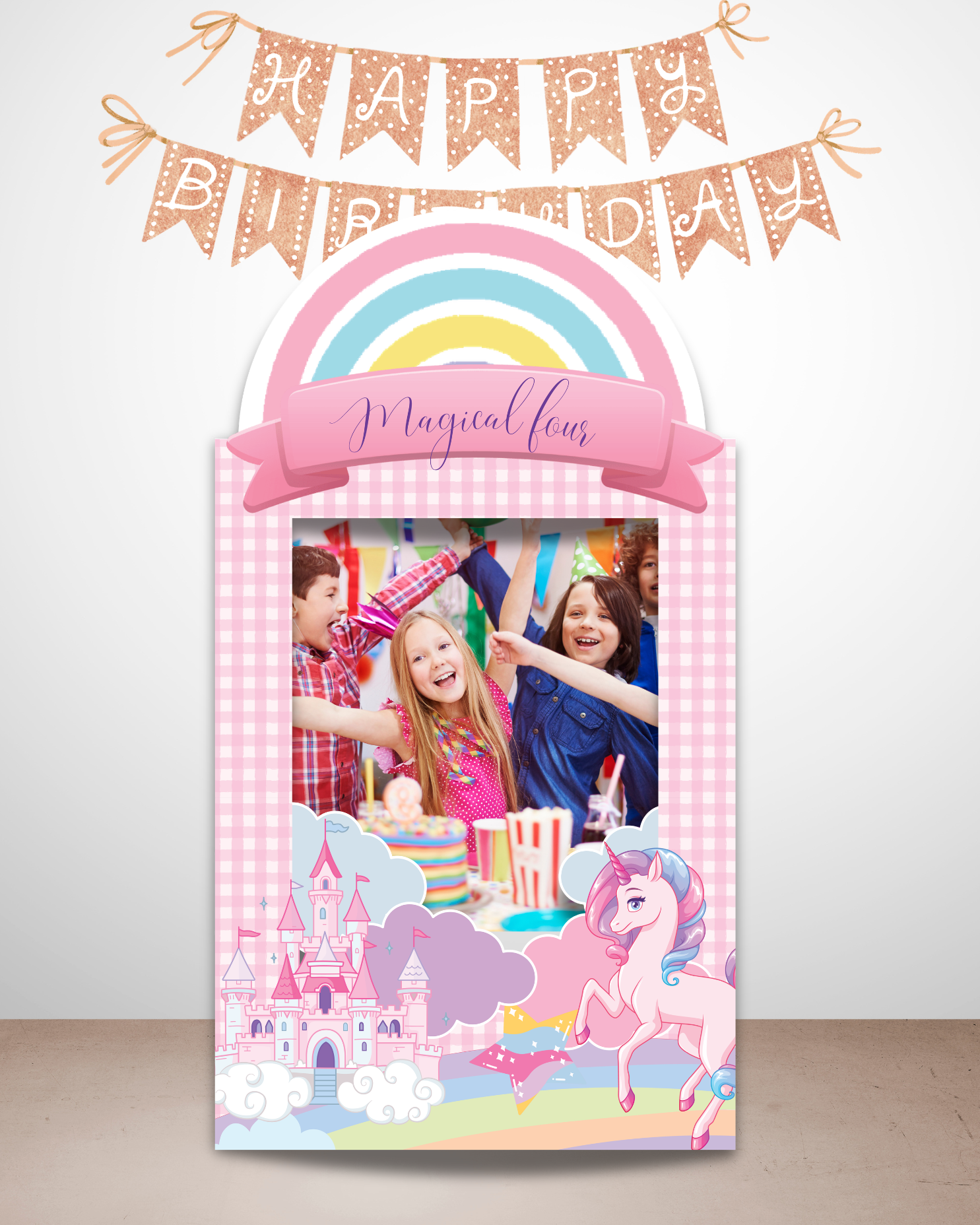 Unicorn Photo Selfie Board | Molly Moo