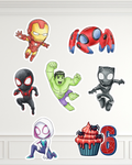 Superhero Decor Cutouts | Molly Moo
