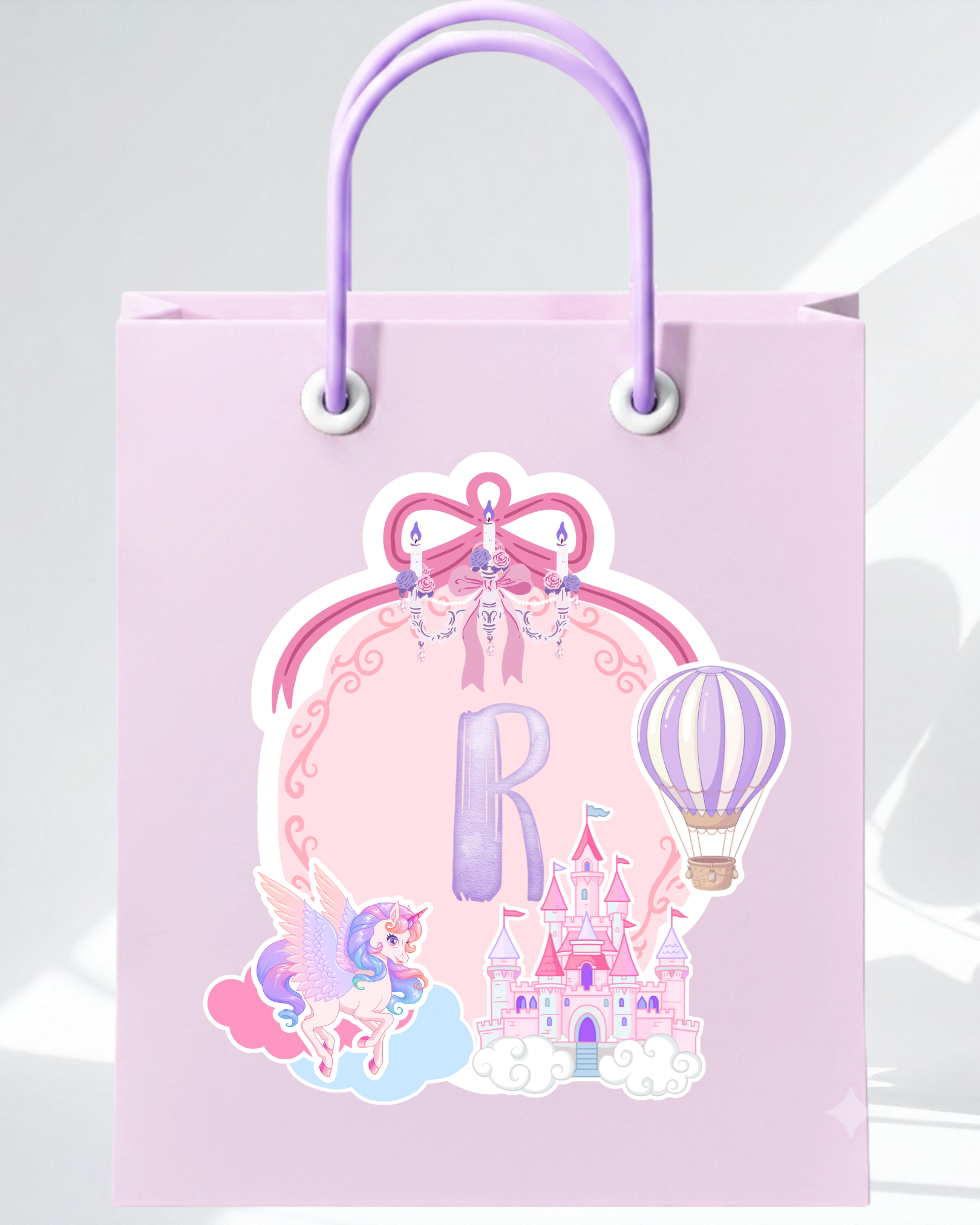 Unicorn Gift Bag Stickers | Molly Moo