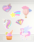 Unicorn Decor Cutouts | Molly Moo