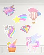 Unicorn Decor Cutouts | Molly Moo