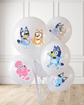 Bluey Balloon Stickers | Molly Moo