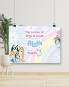Bluey Birthday Banner | Molly Moo