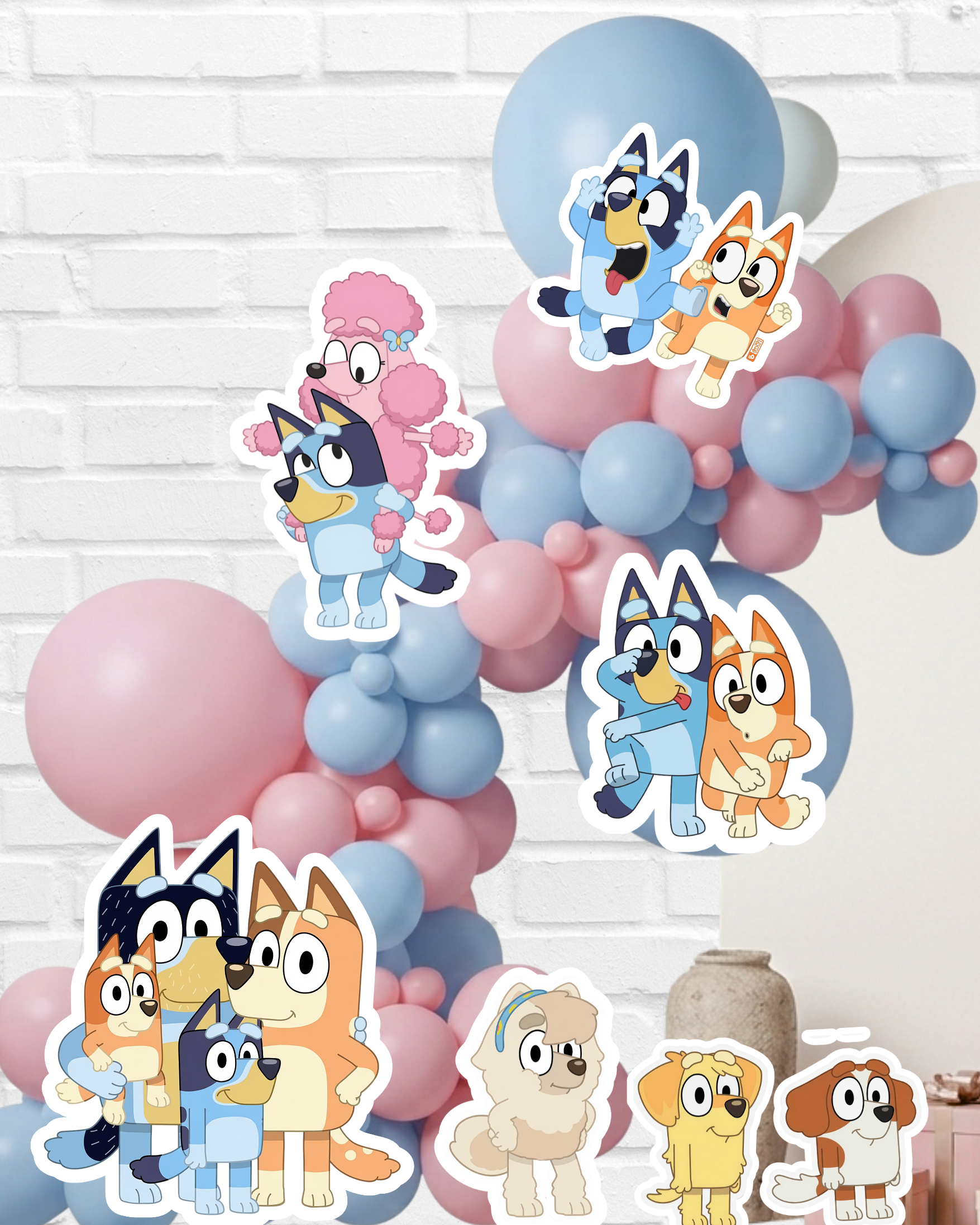 Bluey Decor Cutouts — view 2 | Molly Moo
