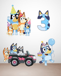 Bluey Theme Shape Cutouts | Molly Moo