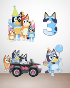 Bluey Theme Shape Cutouts | Molly Moo