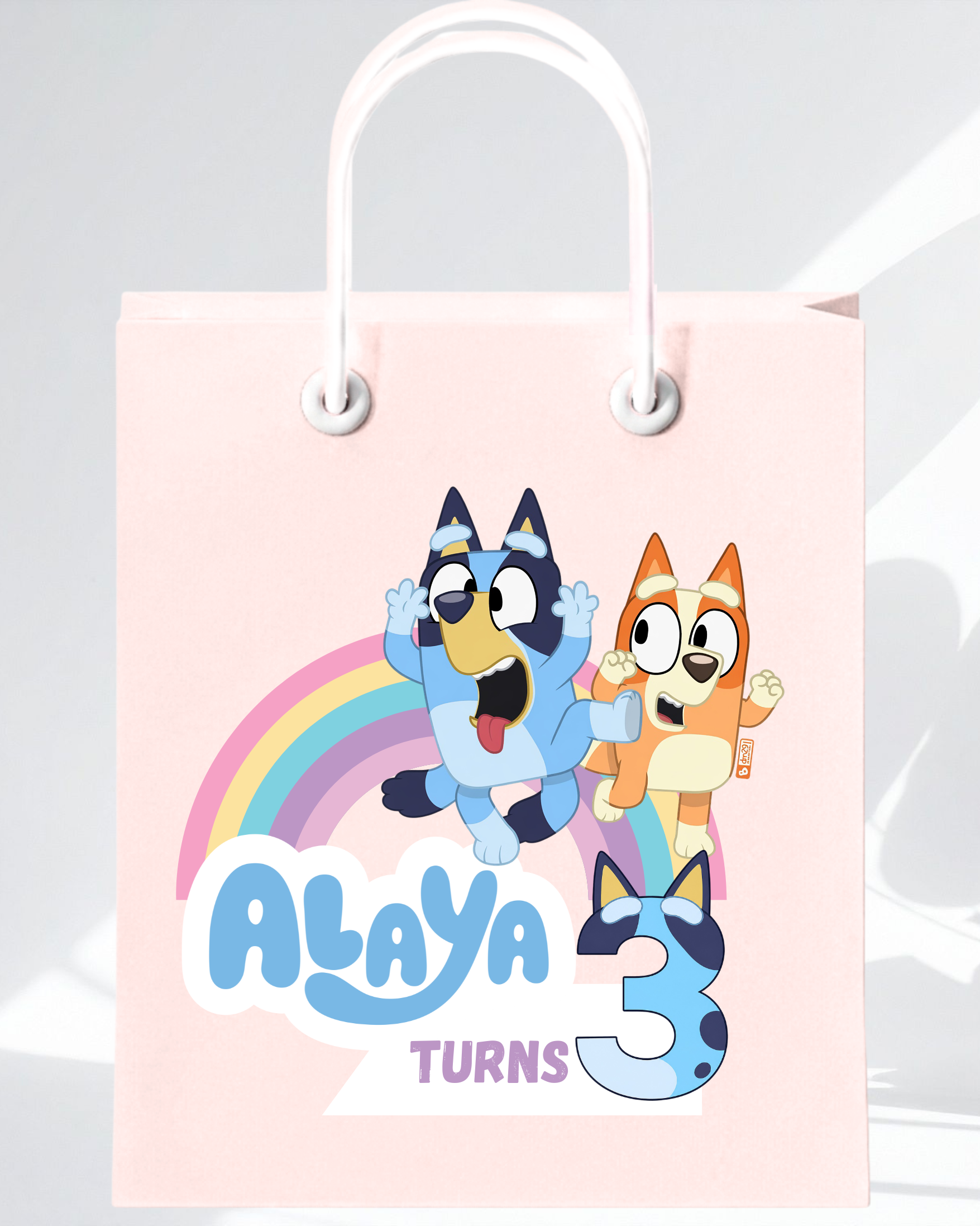Bluey Gift Bag Stickers | Molly Moo