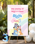 Bluey Welcome Board | Molly Moo