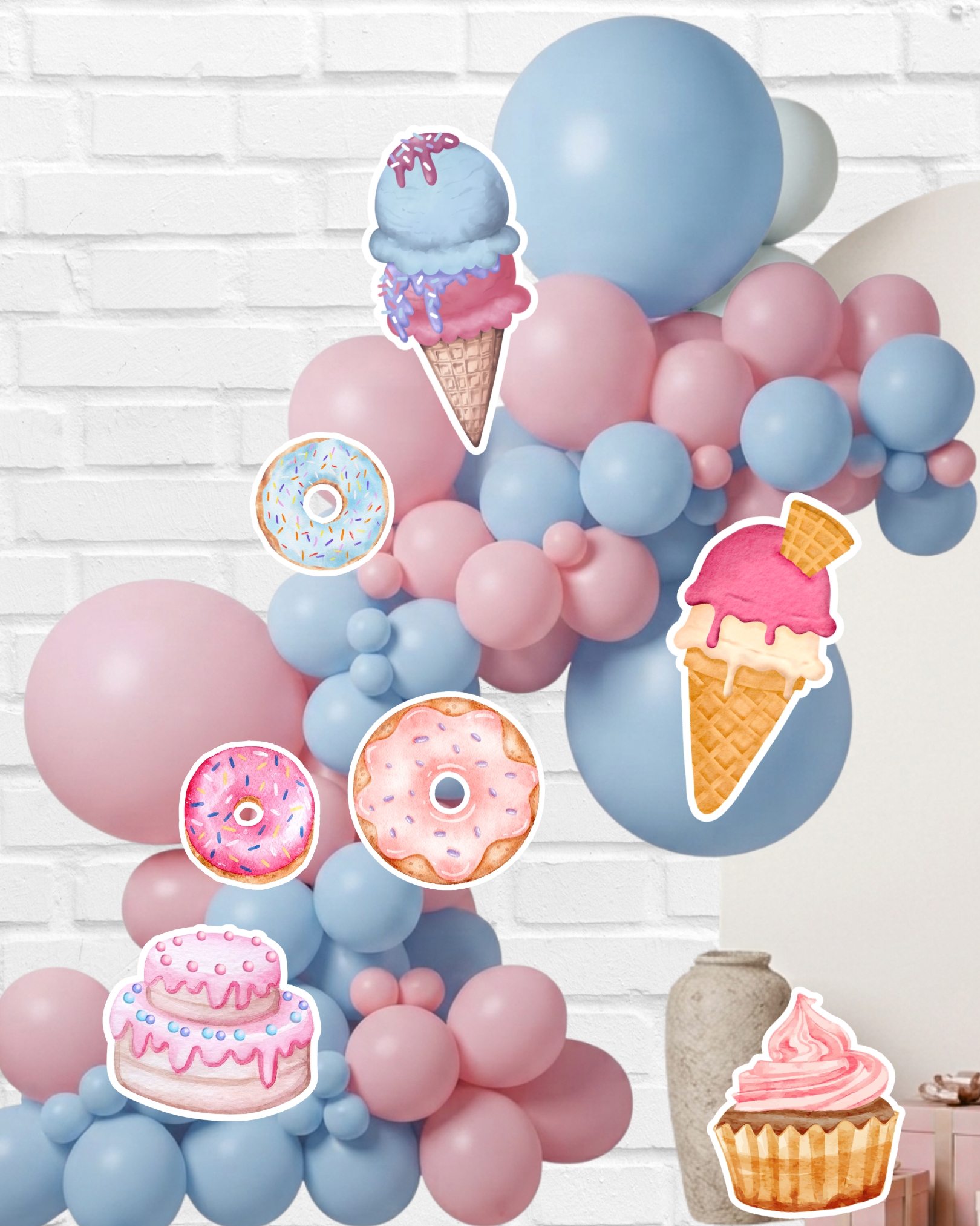 Candyland Decor Cutouts — view 2 | Molly Moo