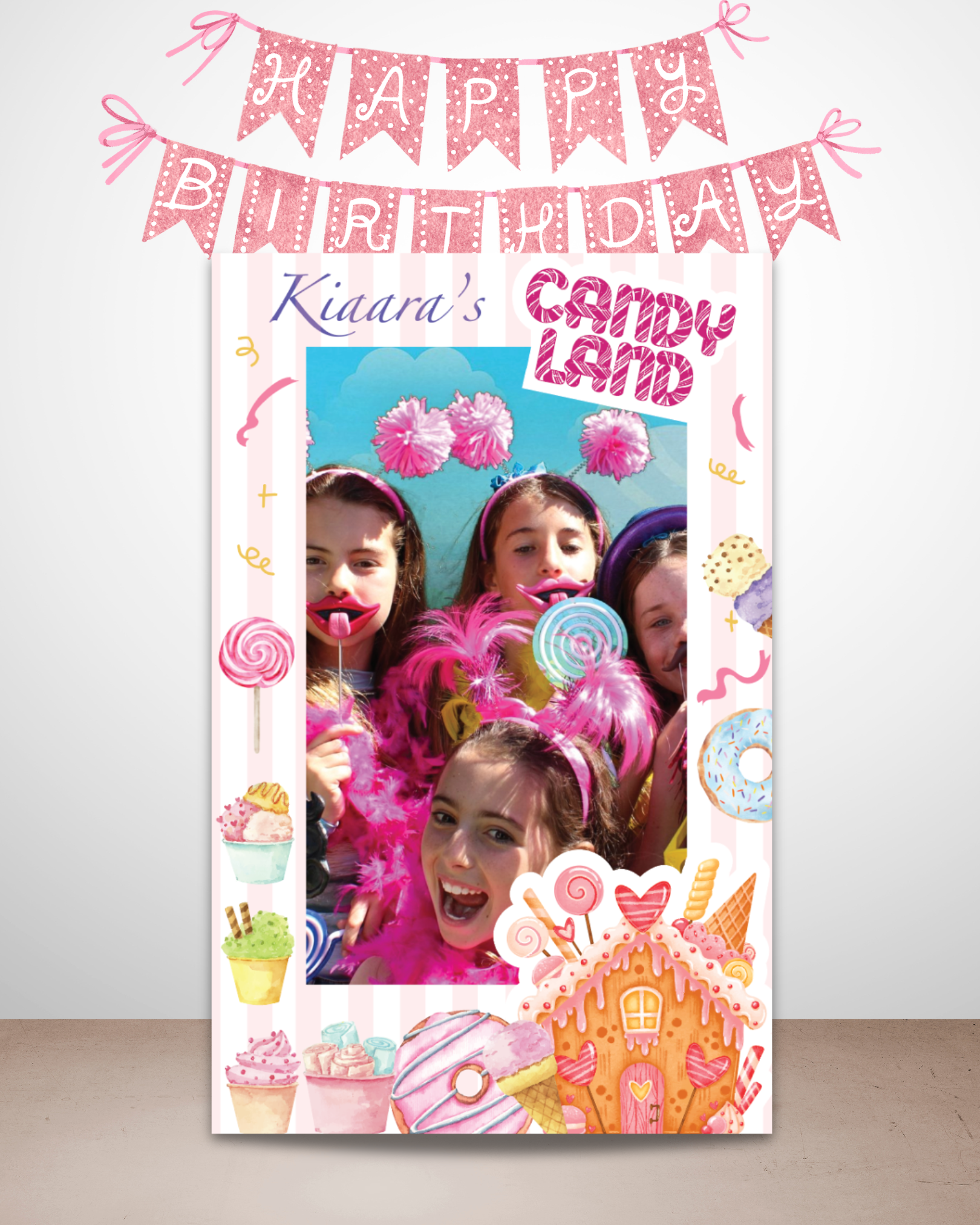 Candyland Photo Selfie Board | Molly Moo