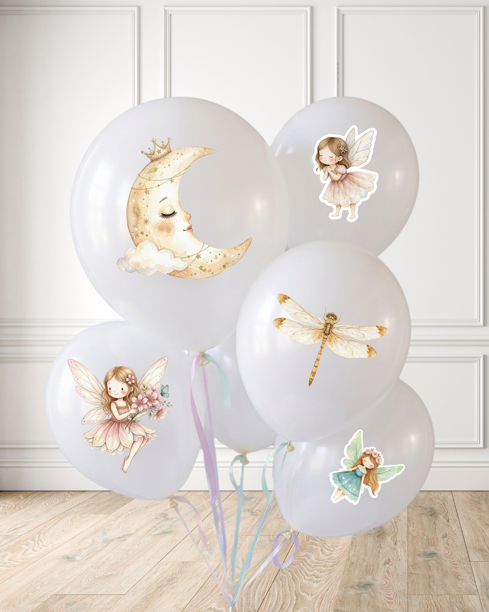 Fairytale Balloon Stickers | Molly Moo