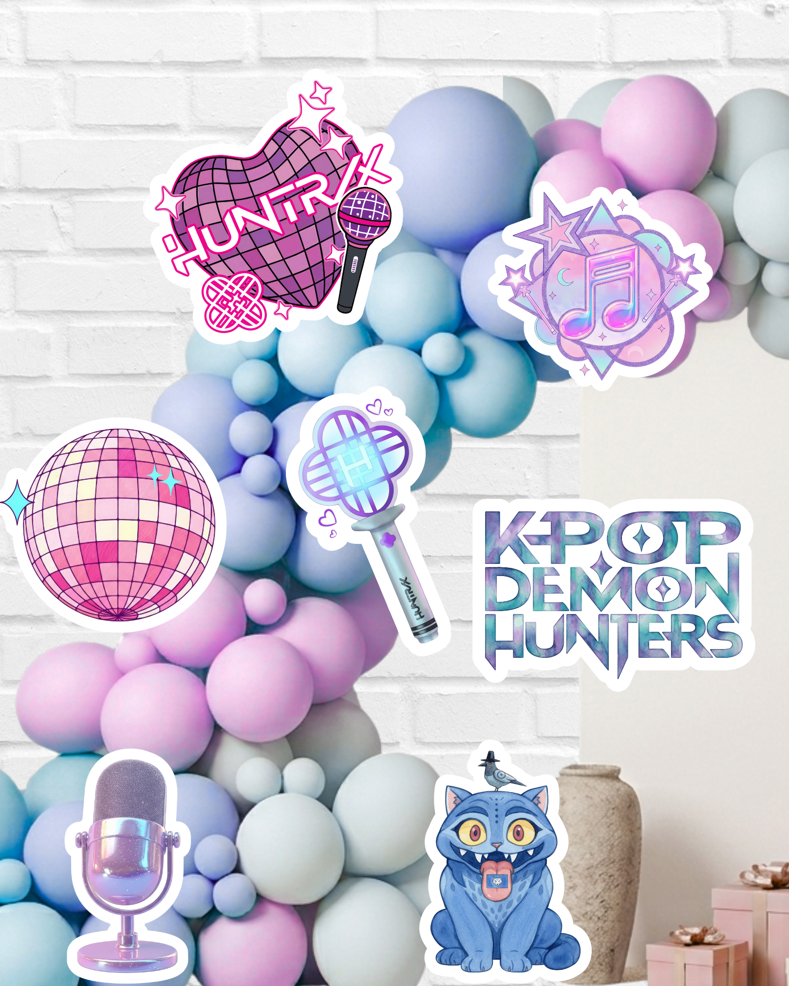 K-POP Demon Hunters Decor Cutouts — view 2 | Molly Moo