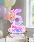 Mermaid Cake Topper | Molly Moo