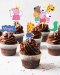 Peppa Pig Cupcake Toppers | Molly Moo