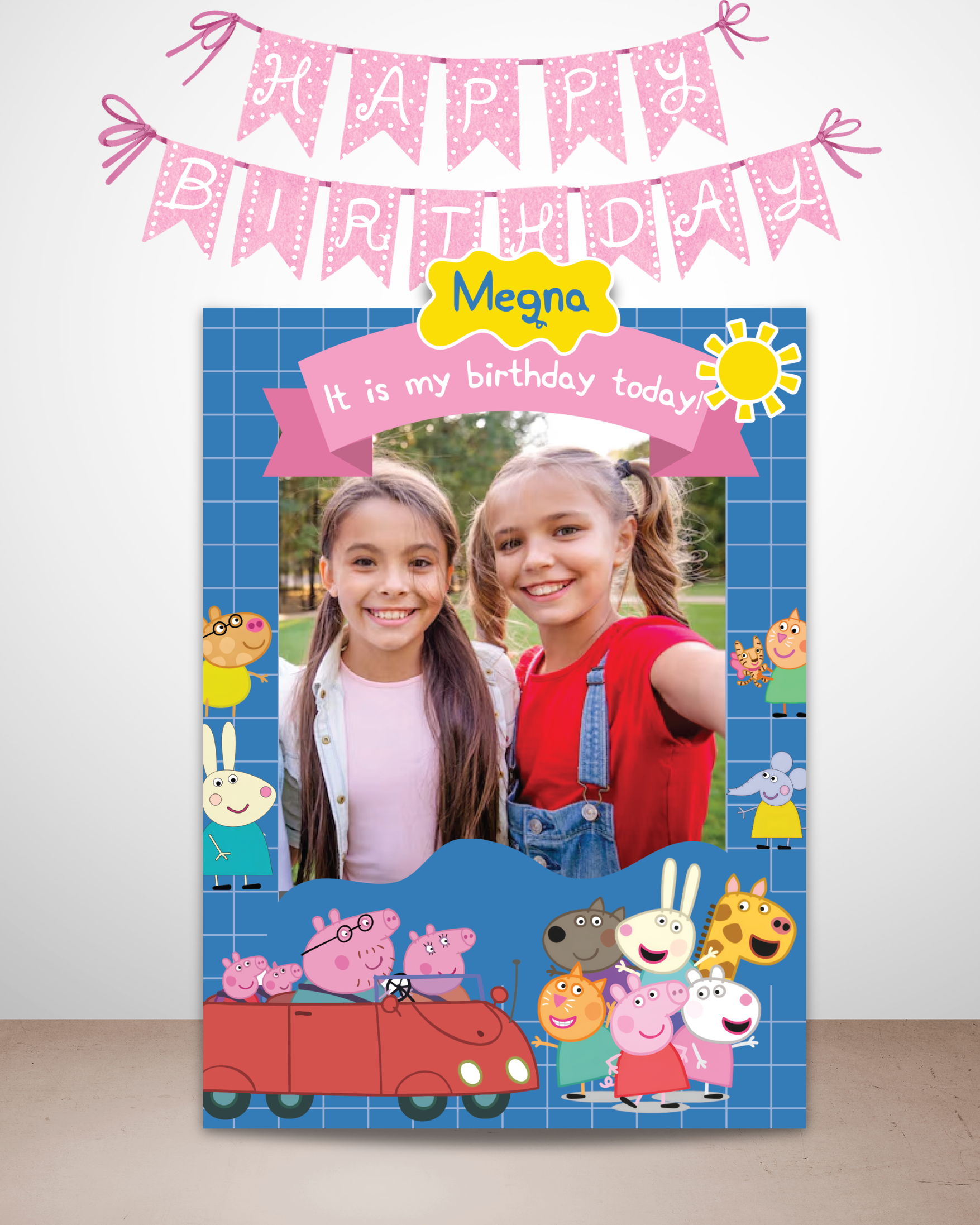 Peppa Pig Photo Selfie Board | Molly Moo