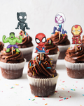Superhero Cupcake Toppers | Molly Moo