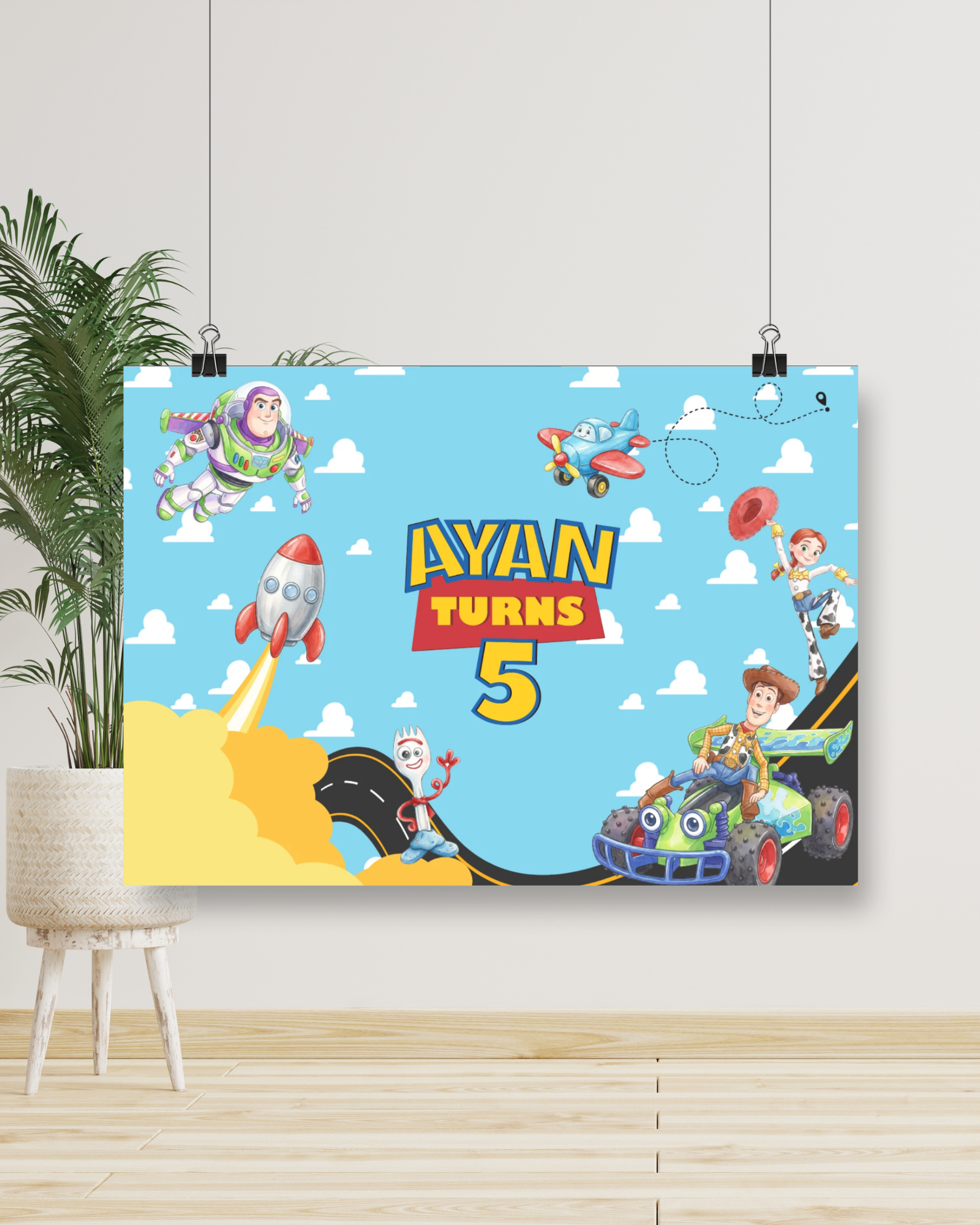 Toy Story Birthday Banner | Molly Moo